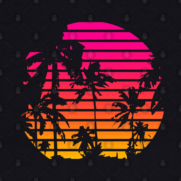 80s Sunset by Nerd_art